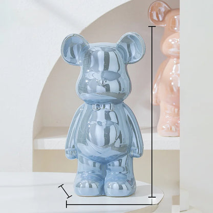Japanese Teddy Bear Art Replica Ceramic Statue - Réplica Japonesa da célebre  Brick Art - Versão Ursinho - Multicolor